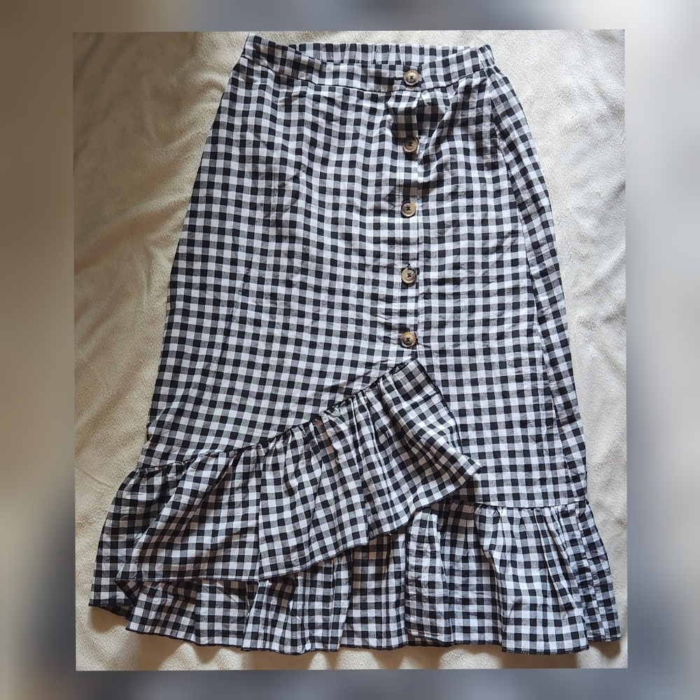 NEW:Plaid Mermaid Skirt.